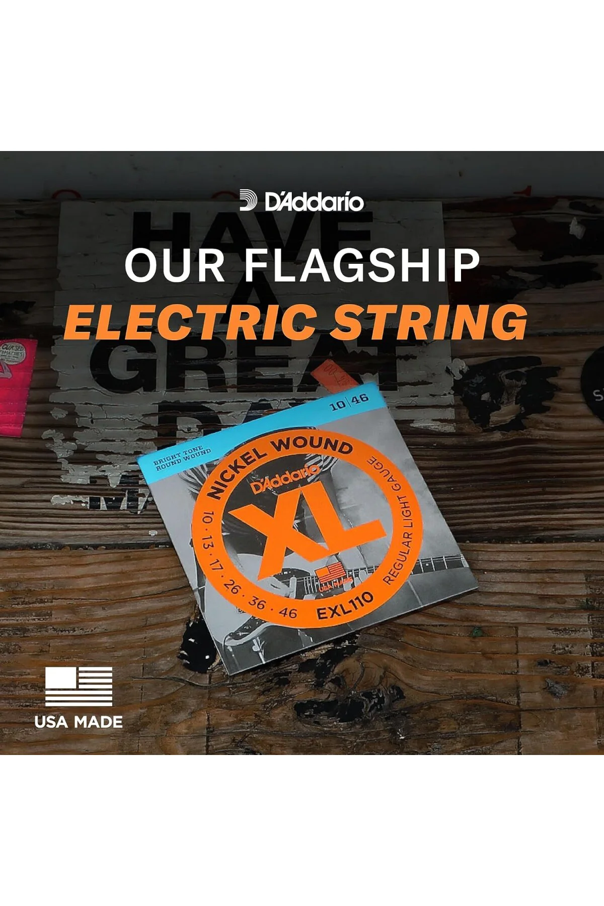 Daddario Exl125 Elektro Gitar Tel Seti, Xl, 9-46, Super Light Top
