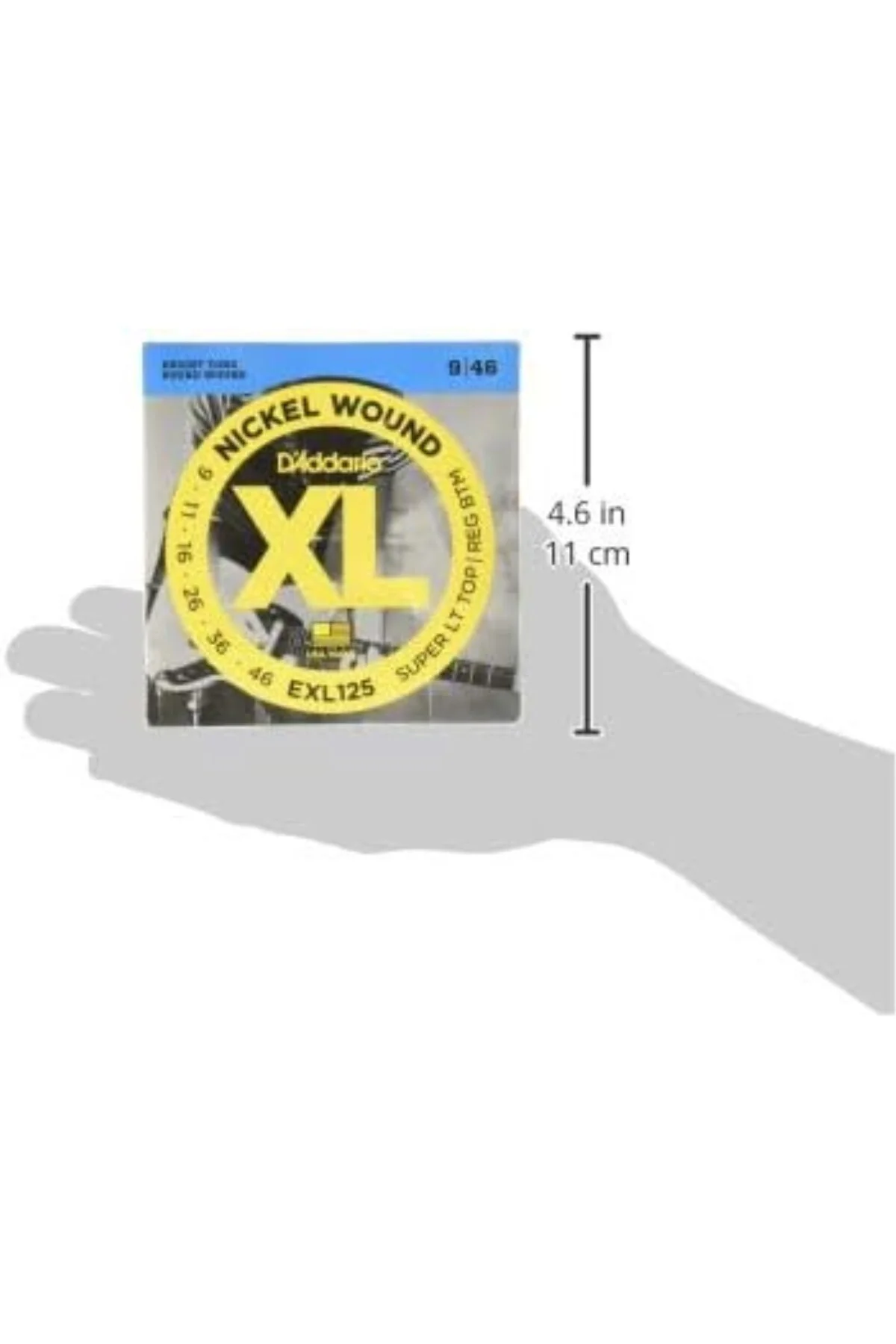 Daddario Exl125 Elektro Gitar Tel Seti, Xl, 9-46, Super Light Top