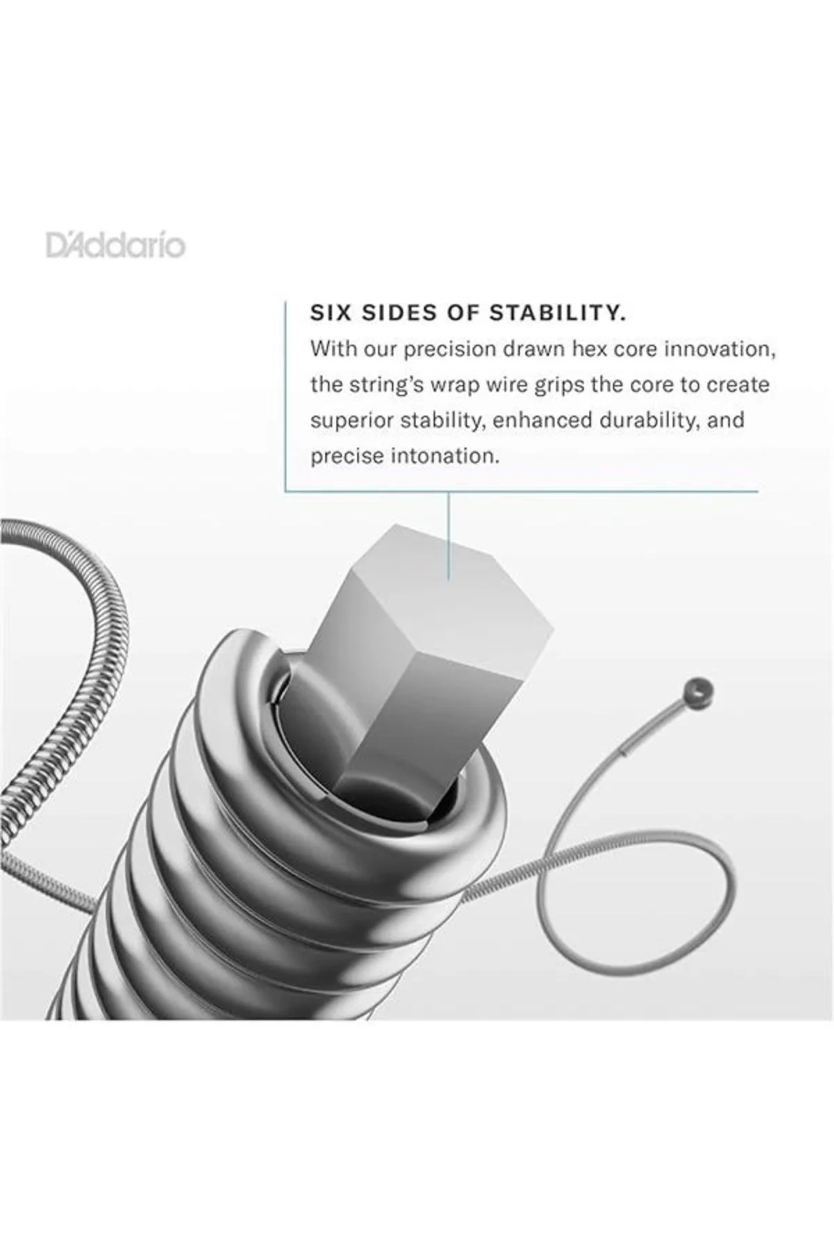 D'Addario EXL140 Light Top/Heavy Bottom Elektro Gitar Teli (10-52