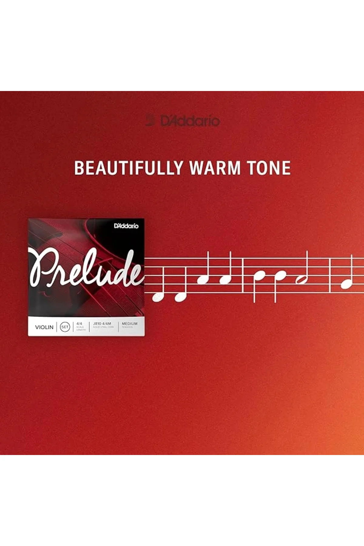 D'Addario J1012 4/4M Prelude D Çello Teli (Re)