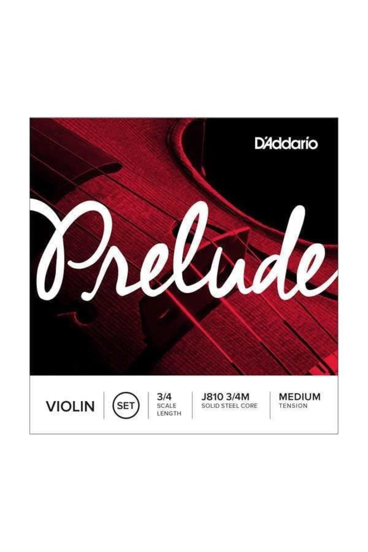 D'addario J81034 Keman Tel Seti Prelude 3/4 Medium