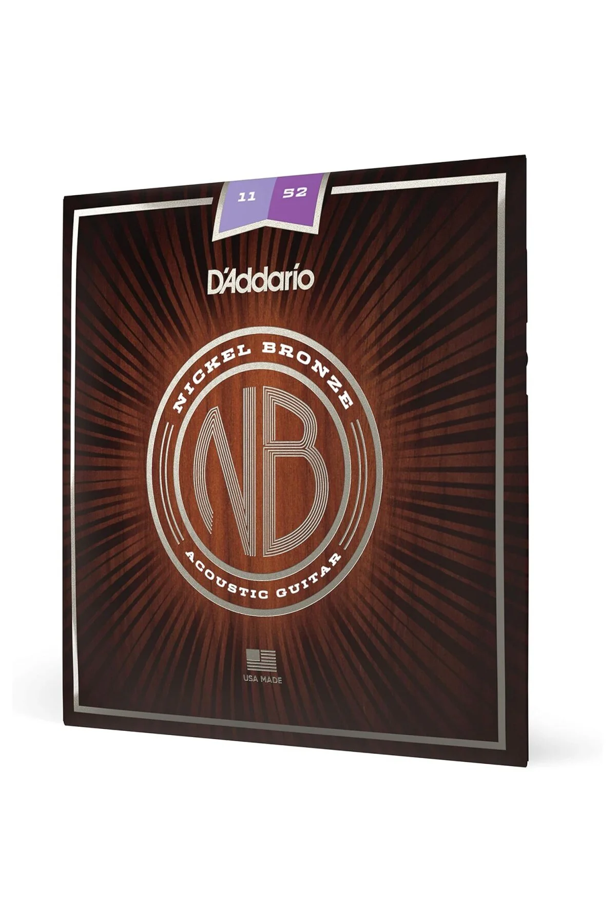 Daddario Nb1152 Akustik Gitar Tel Seti, Nickel Bronze, Custom-Lit