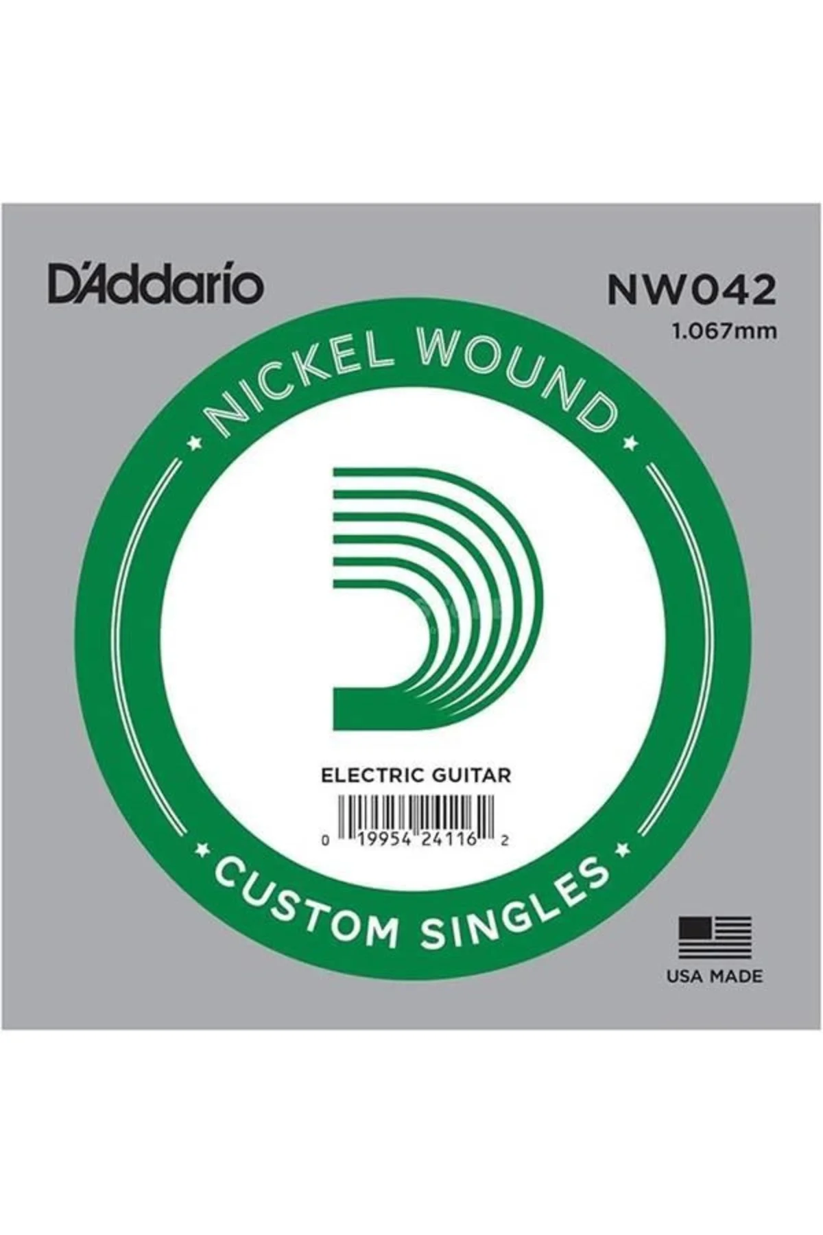 D'Addario Nw042 Elektro Ve Akustik Tek Tel, (Kalin Mi)