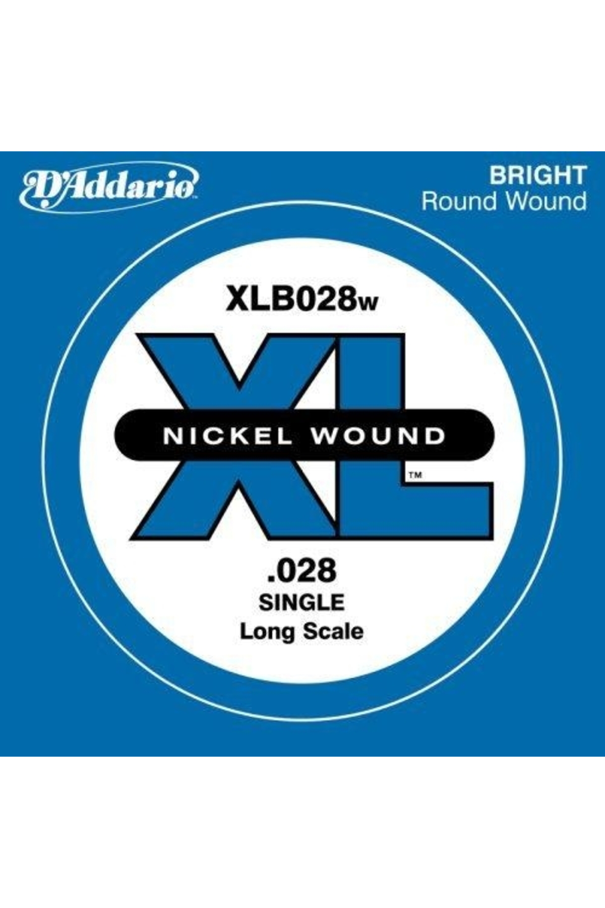 Planet Waves Daddario Xlb028w Bas Gitar Tek Tel, (Do), Xl Nickel Wound, 0.028
