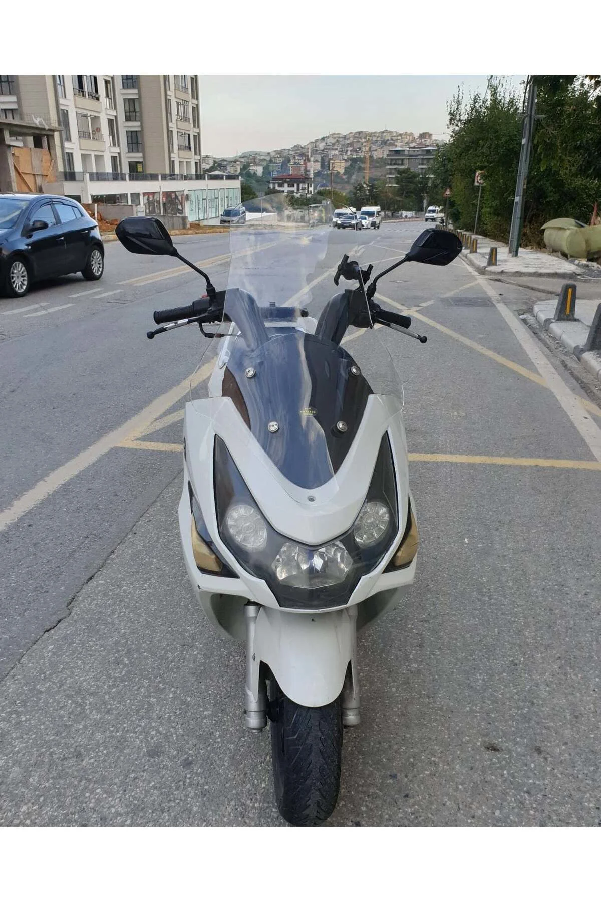 Daelim S3 Advance Ön Cam 2010-2018 Model 77cm Şeffaf Renkli 4mm