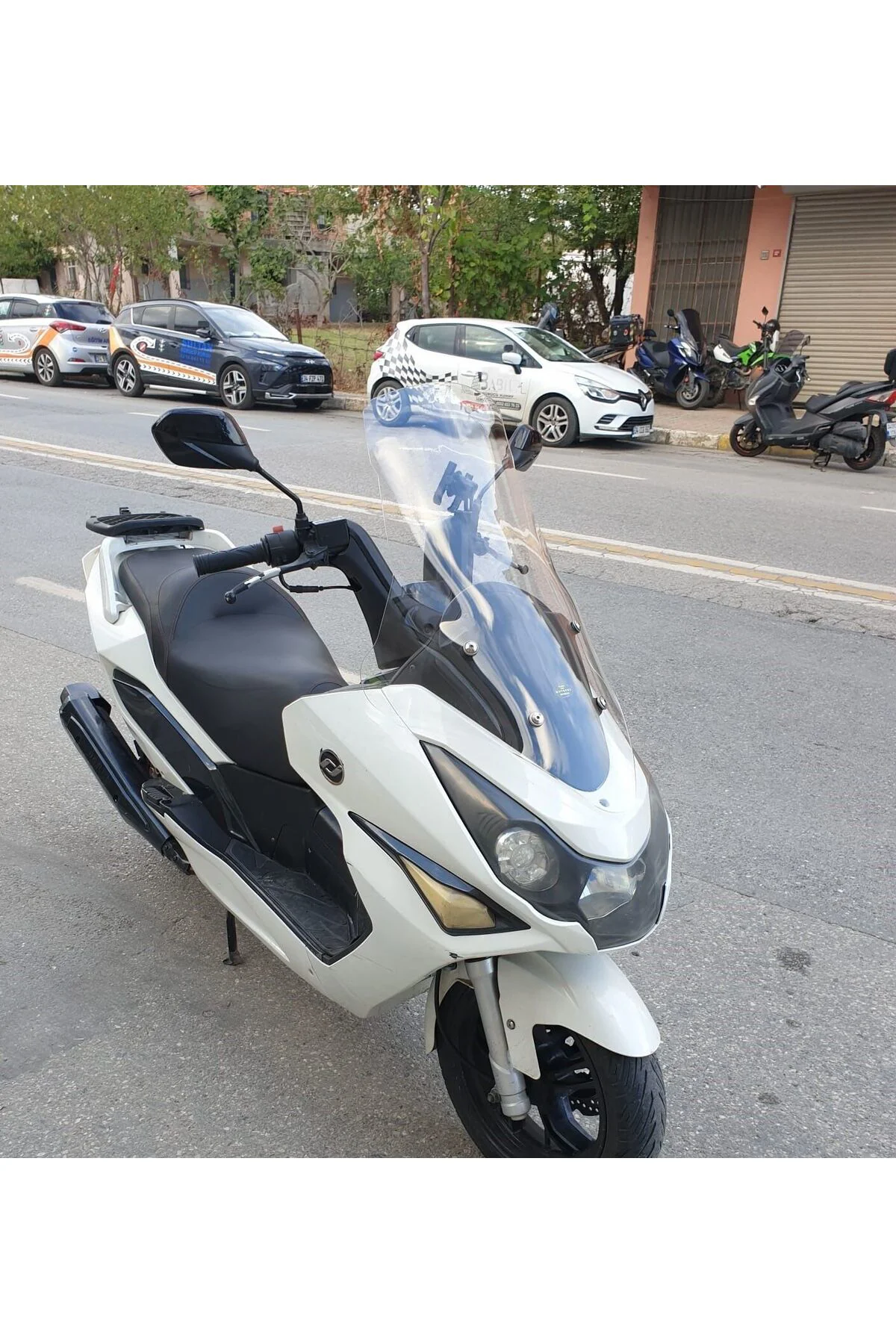 Daelim S3 Advance Ön Cam 2010-2018 Model 77cm Şeffaf Renkli 4mm