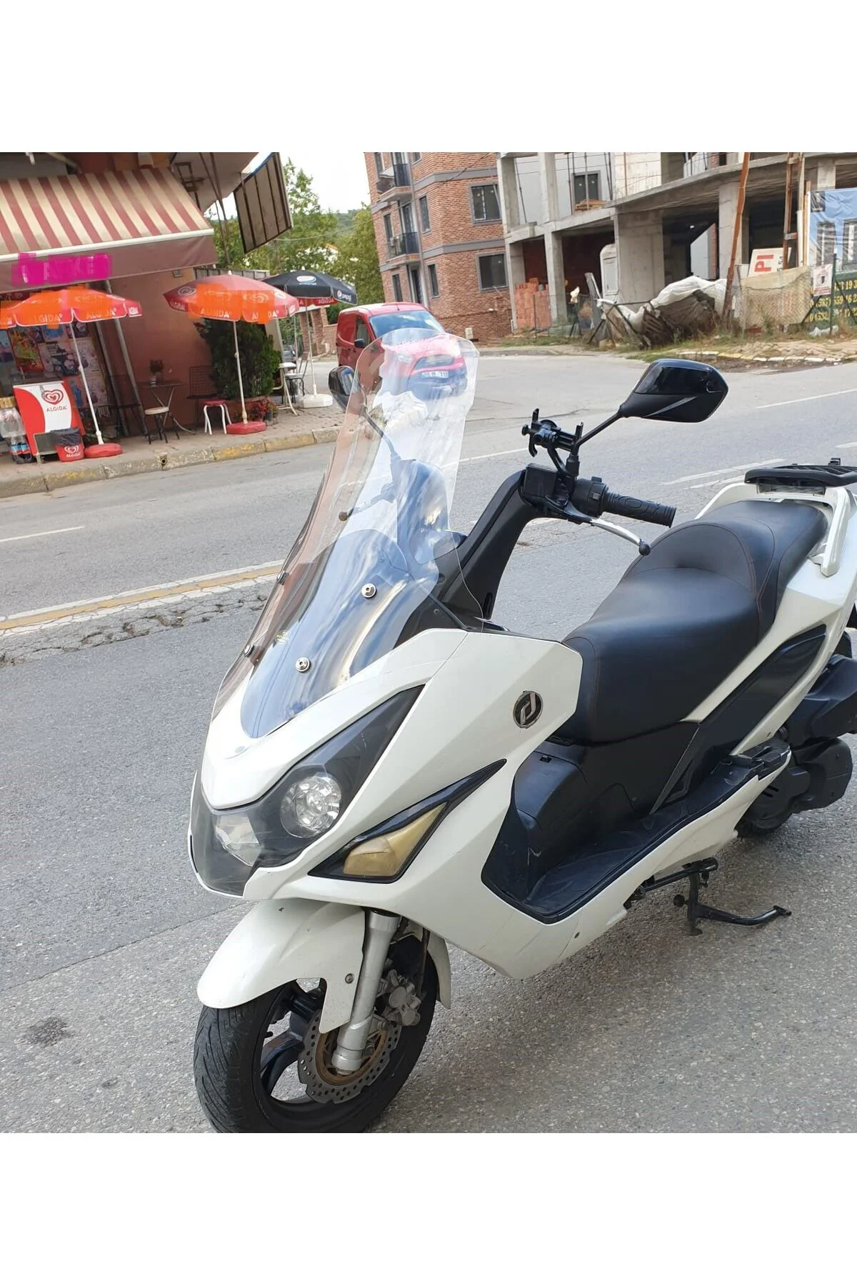 Daelim S3 Advance Ön Cam 2010-2018 Model 77cm Şeffaf Renkli 4mm