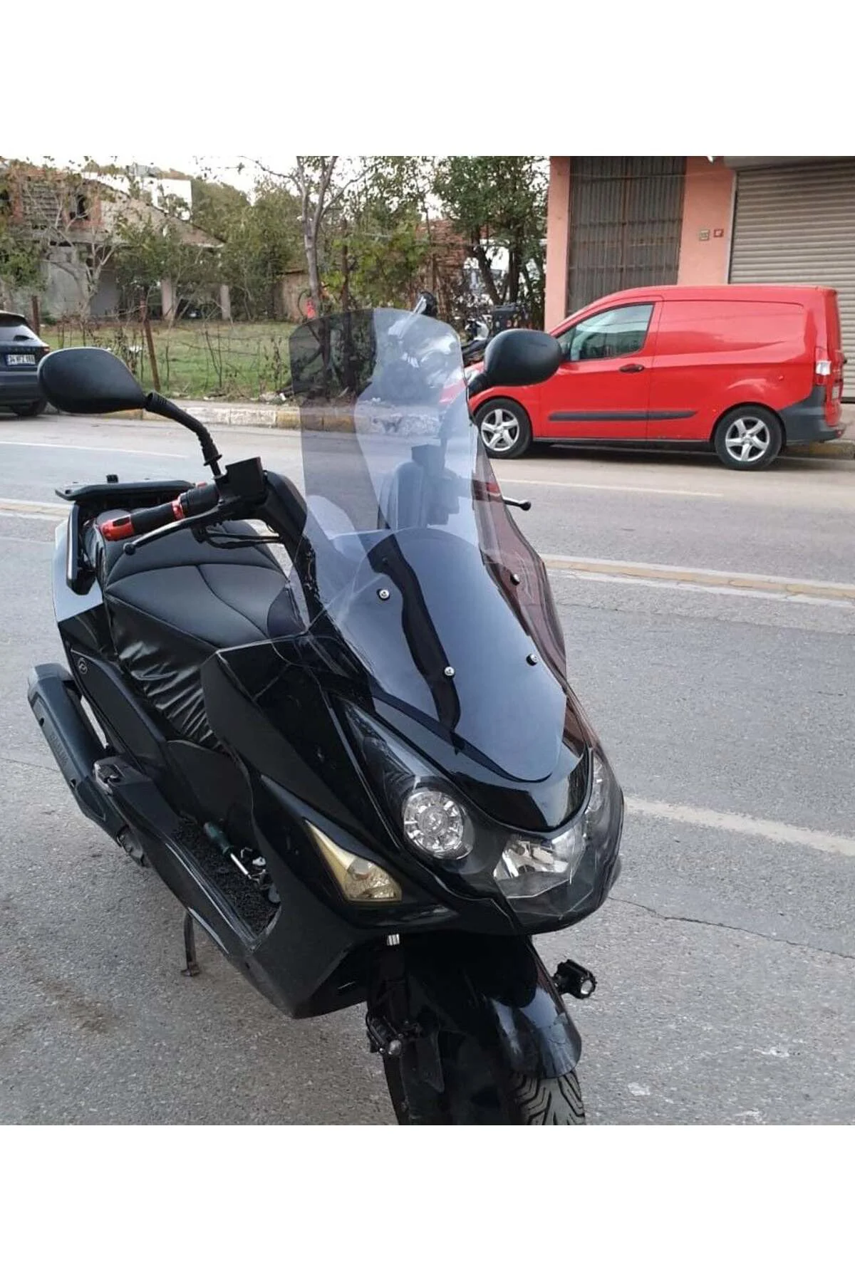 Daelim S3 Advance Ön Cam 2010-2018 Model 77cm Füme Renkli 4mm