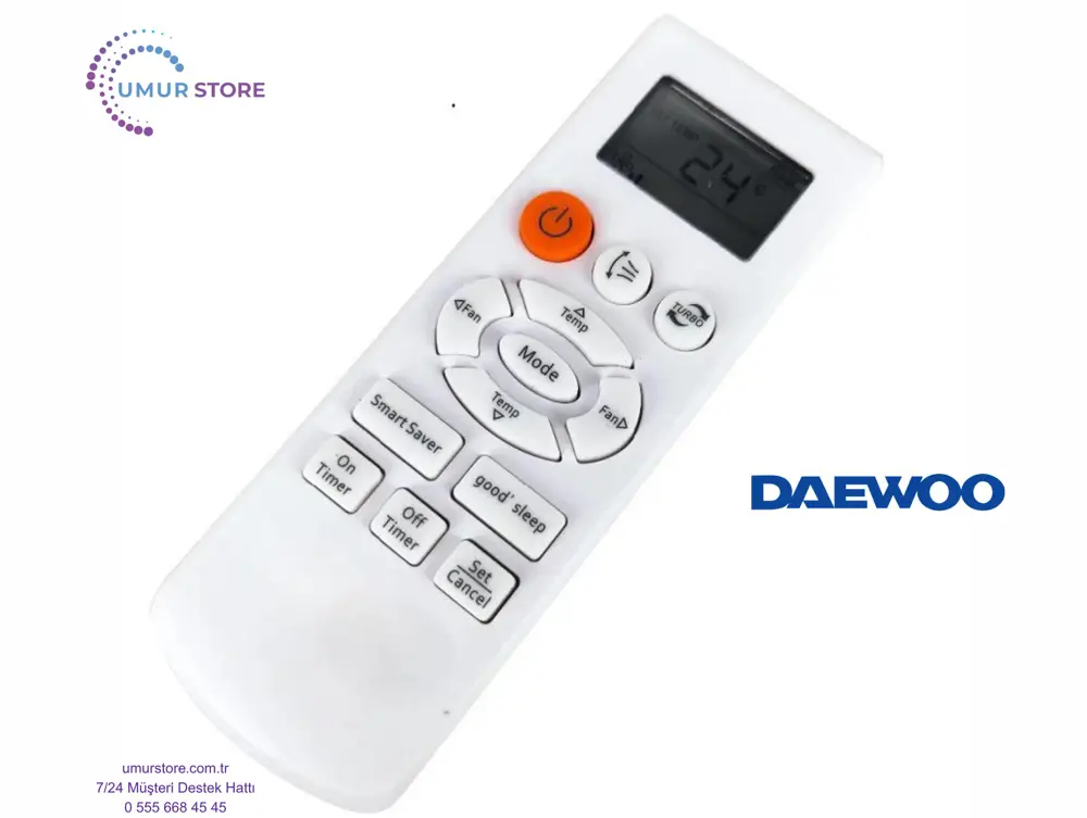 Daewoo D-Tr AC 24000 Uyumlu Klima Kumandası-Ekonomik