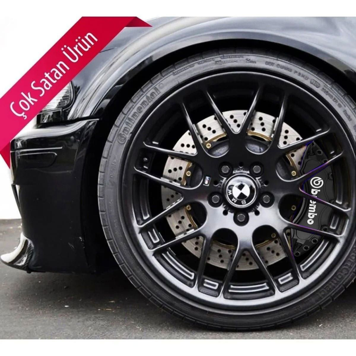 Daewoo Damas Uyumlu Brembo Siyah Kaliper Kapağı 4 Parça Ön Arka S