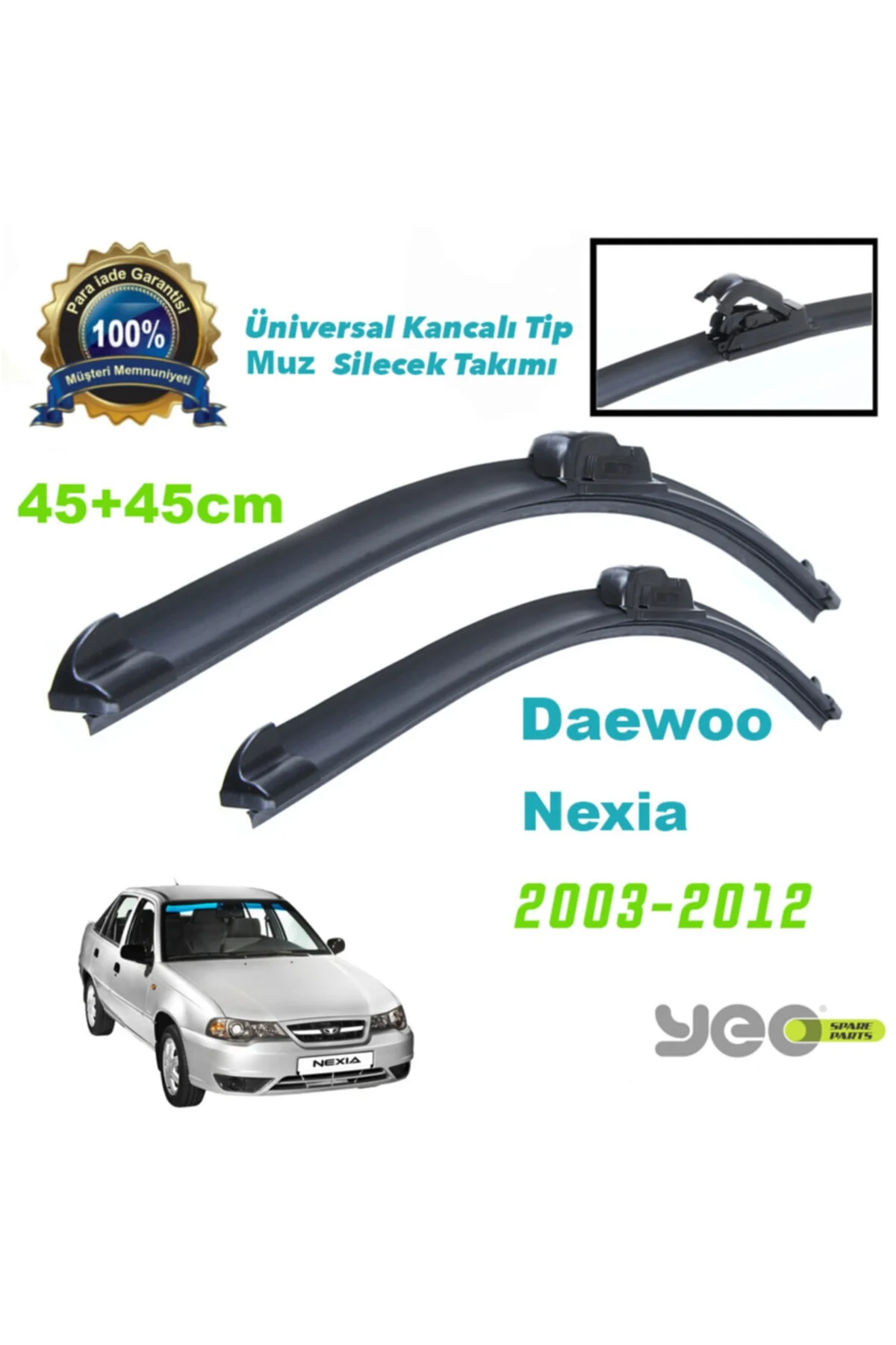 Daewoo Nexia Aeroflex Muz Silecek Takımı Daewoo Nexia Aeroflex Muz Silecek Takımı