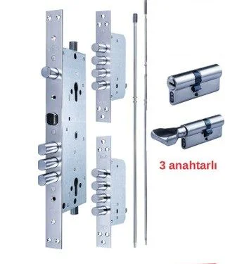 Daf Osmanlı Milli Çelik Kapı Kilit Seti