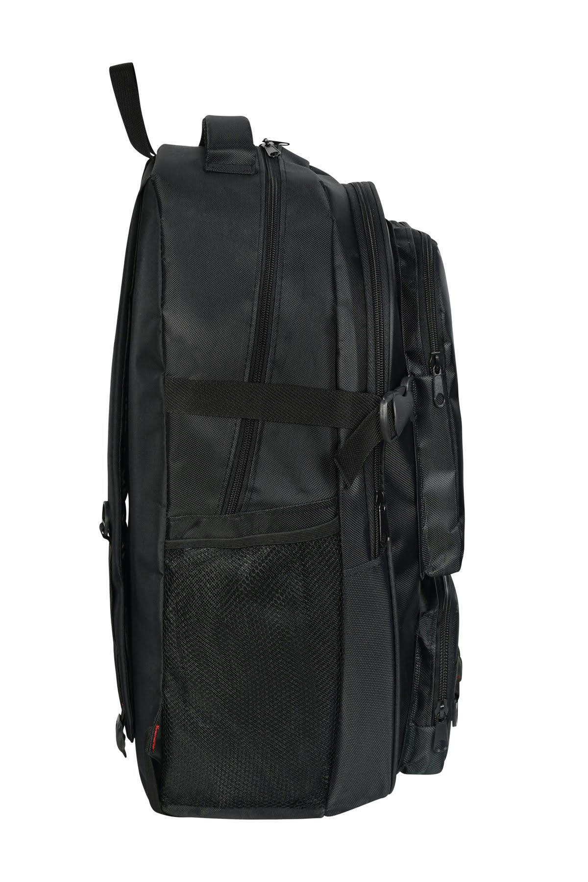 Mensak Dağcı 55Litre Outdoor Spor Kamp Çanta Suluk Gözlü Sıyah