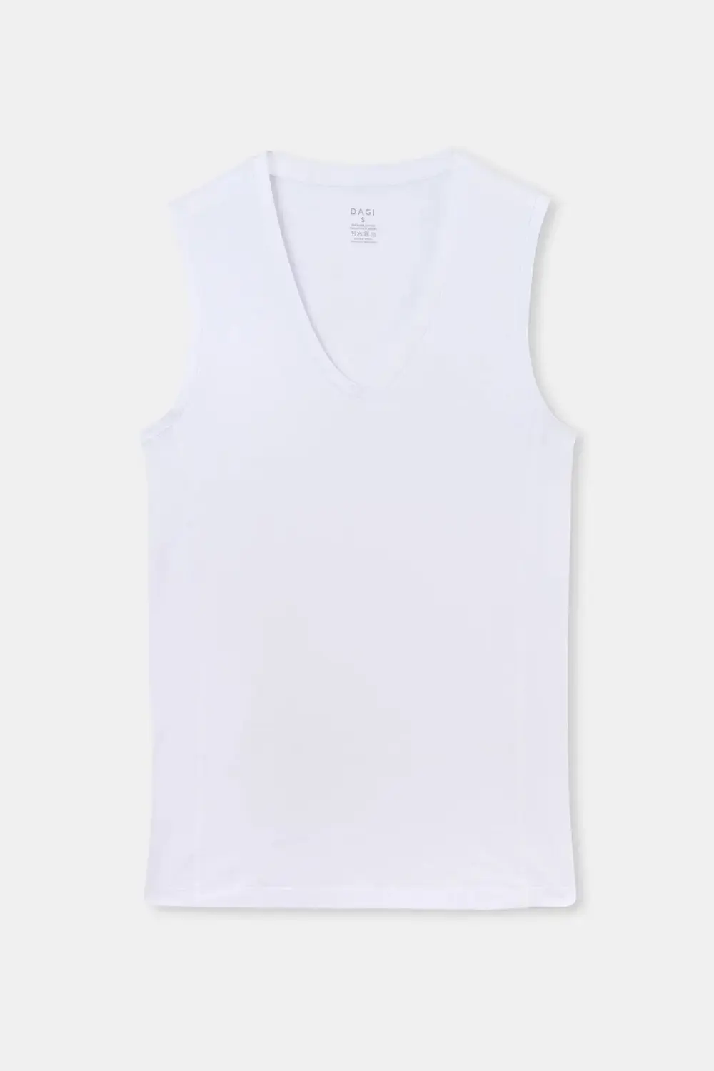 DAGİ COMPACT KOLSUZ V YAKA T-SHIRT 2'Lİ PAKET