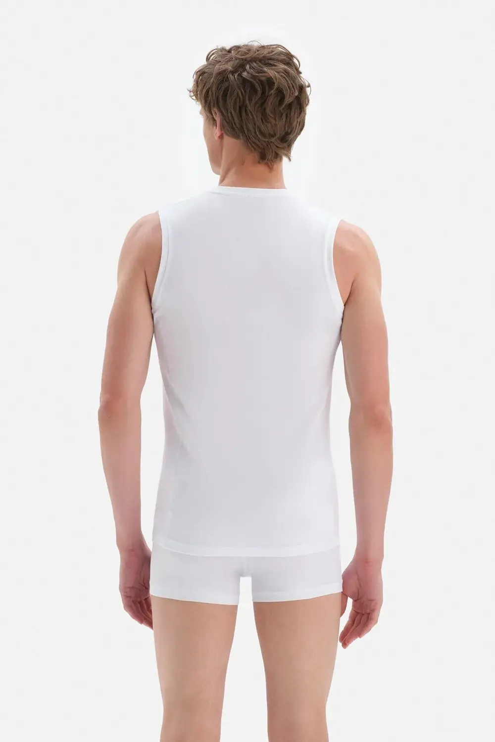 DAGİ COMPACT KOLSUZ V YAKA T-SHIRT 2'Lİ PAKET