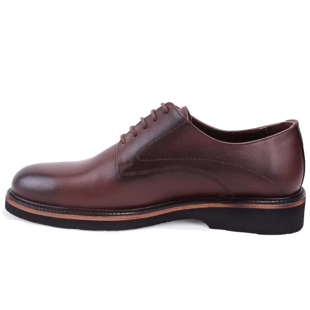 Dagoster DMA08-623 Kahve Ortopedik Günlük Klasik  Erkek Deri Ayak