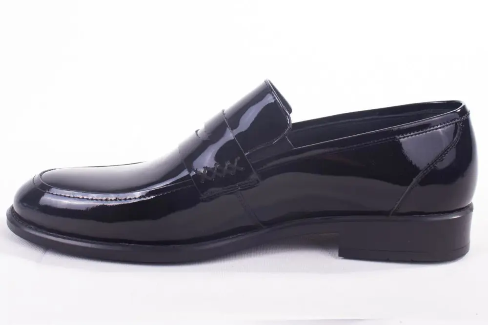 Dagoster DMA08-810 Siyah Rugan Klasik Erkek Deri Ayakkabı