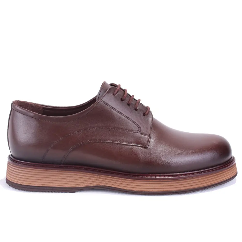 Dagoster DMA78-20801 Kahve Ortopedik Klasik Spor Erkek Deri Ayakk