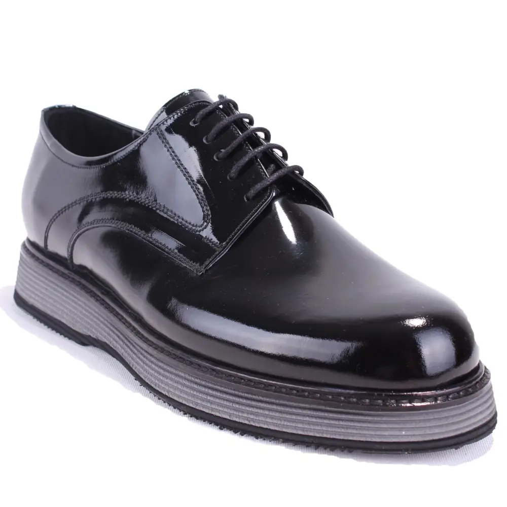 Dagoster DMA78-20801 Siyah Rugan Ortopedik Klasik Spor Erkek Deri