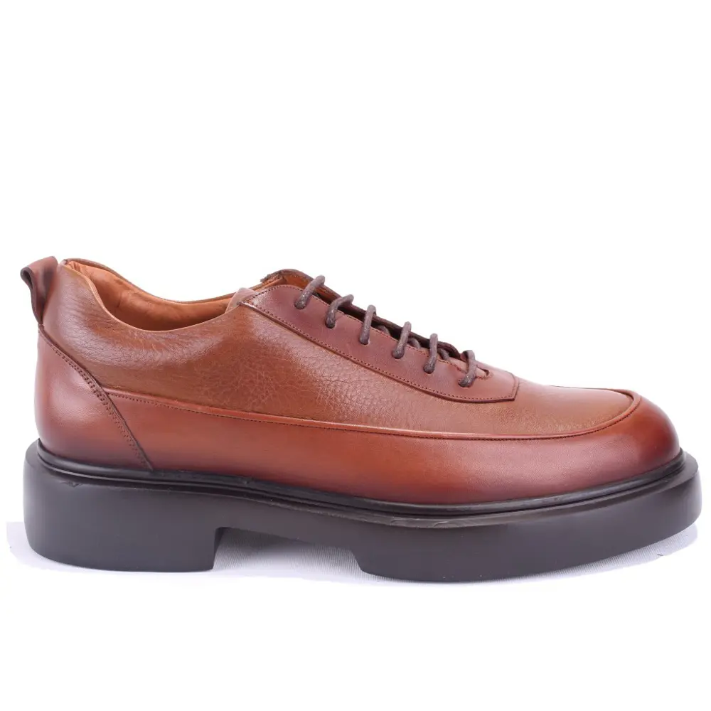 Dagoster DMA78-27513 Taba Ortopedik Klasik Spor Erkek Deri Ayakka