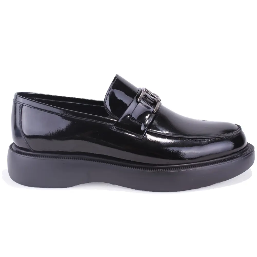 Dagoster DMA78-9540 Siyah Rugan Ortopedik Klasik Spor Erkek Deri 