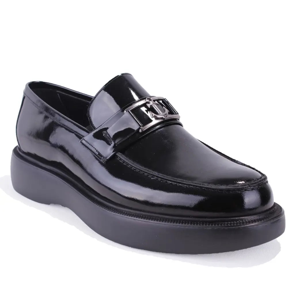 Dagoster DMA78-9540 Siyah Rugan Ortopedik Klasik Spor Erkek Deri 