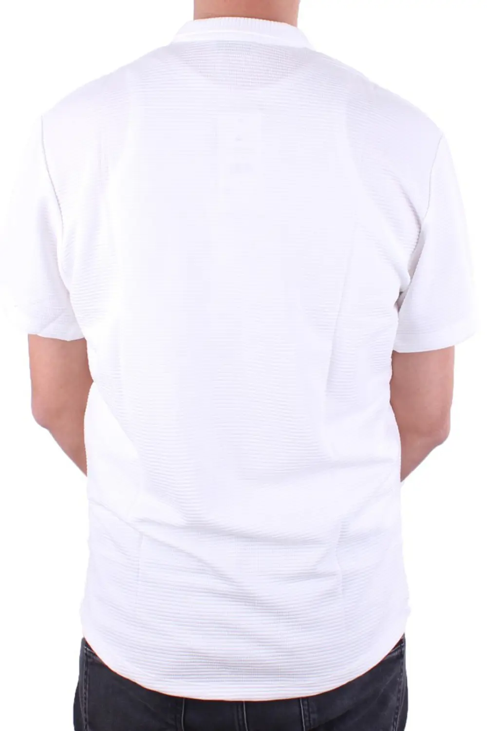 Dagoster DMG23-199598 Ekru Ottoman Örme Apaj Yaka Oversize Kalıp 