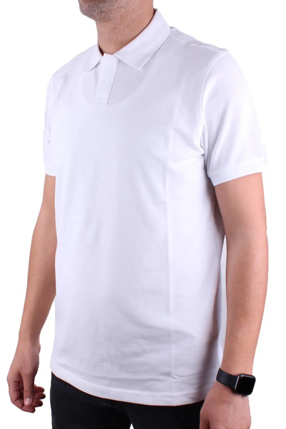 Dagoster DMG23-231319 Beyaz Günlük Yarım Patlı Pike Polo Yaka Erk Dagoster DMG23-231319 Beyaz Günlük Yarım Patlı Pike Polo Yaka Erk