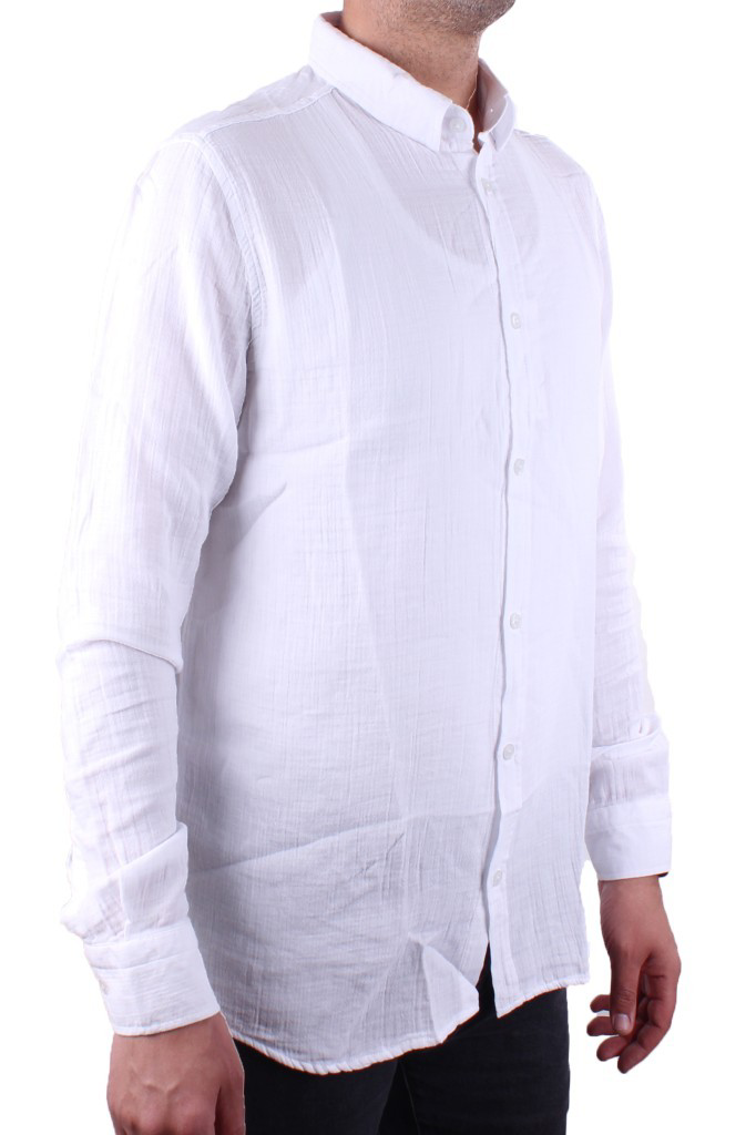 Dagoster  Dmg23-121362 Beyaz Günlük Müslin Normal Kalıp Uzun Kol E