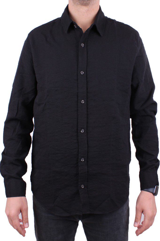 Dagoster Dmg23-129627 Siyah Günlük Normal Kalıp Uzun Kol Erkek G Dagoster Dmg23-129627 Siyah Günlük Normal Kalıp Uzun Kol Erkek G