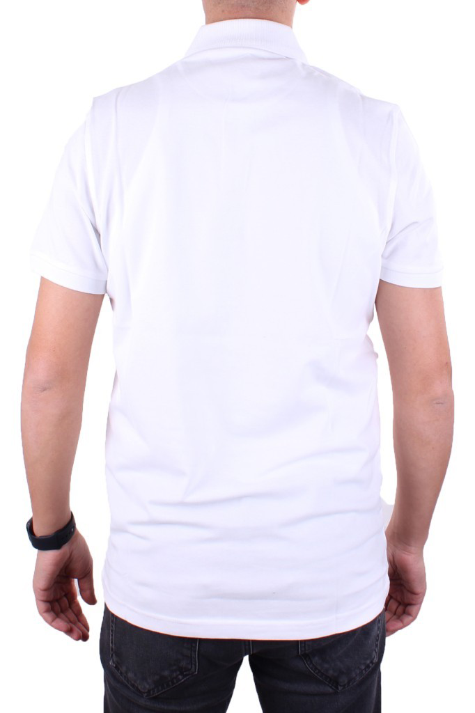 Dagoster  Dmg23-231319 Beyaz Günlük Yarım Patlı Pike Polo Yaka Erk
