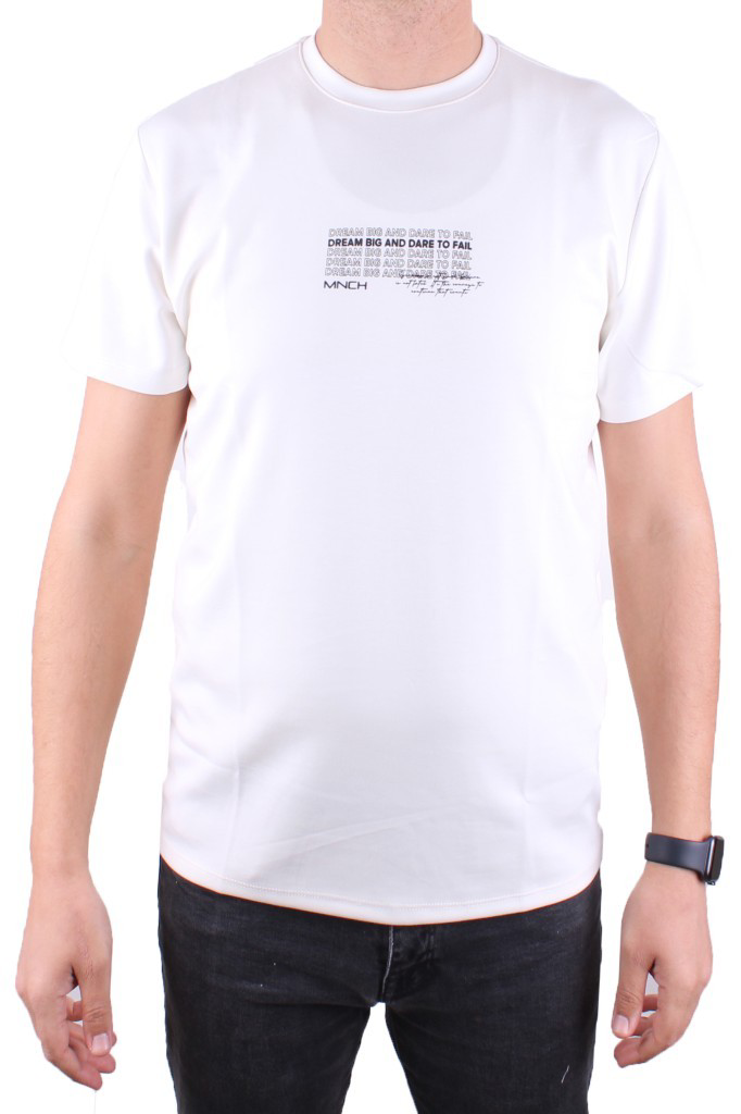 Dagoster Dmg23-211676 Ekru Günlük Bisiklet Yaka Erkek Tişört Dagoster Dmg23-211676 Ekru Günlük Bisiklet Yaka Erkek Tişört