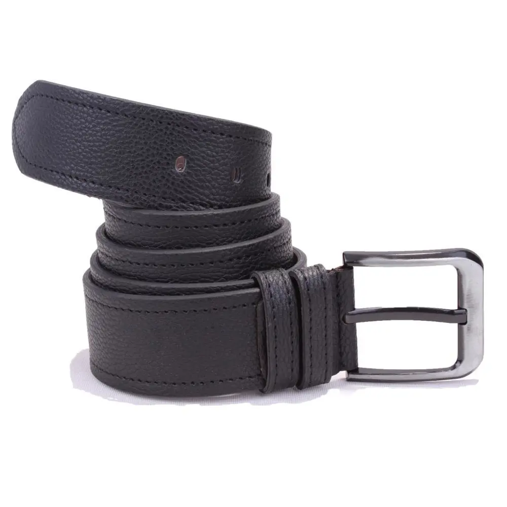 Dagoster DMK26-451 Siyah 4.5 cm Suni Deri Erkek Kemer