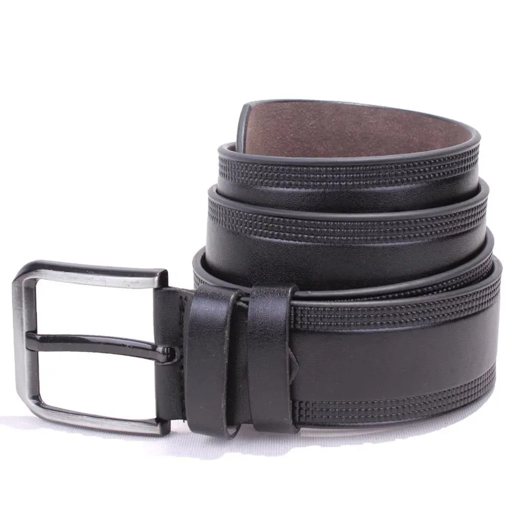 Dagoster DMK26-453 Siyah 4.5 cm Suni Deri Erkek Kemer