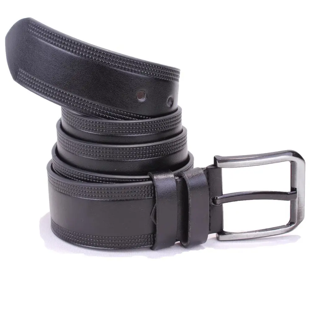 Dagoster DMK26-453 Siyah 4.5 cm Suni Deri Erkek Kemer