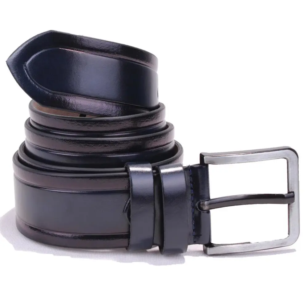 Dagoster DMK26-454 Lacivert 4.5 cm Suni Deri Erkek Kemer