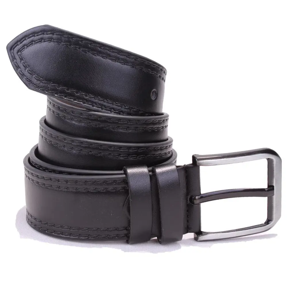 Dagoster DMK26-455 Siyah 4.5 cm Suni Deri Erkek Kemer