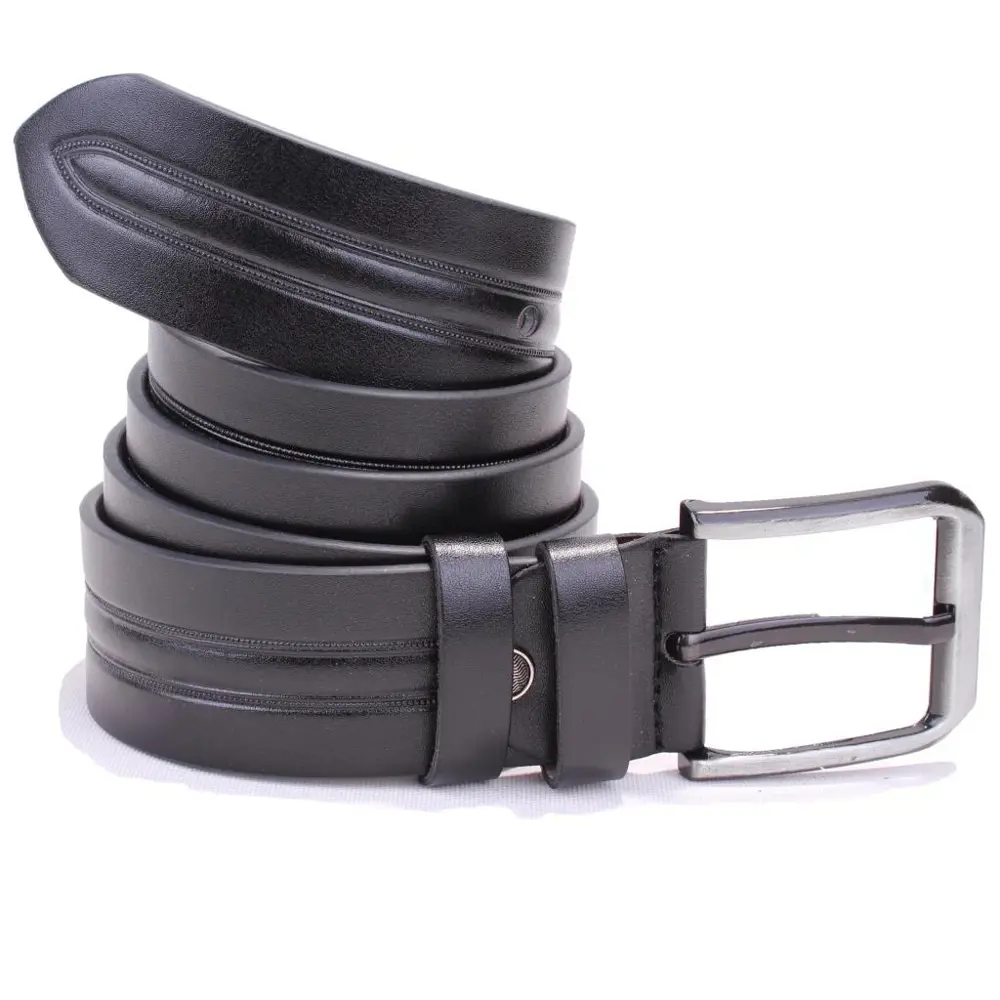 Dagoster DMK26-457 Siyah 4.5 cm Suni Deri Erkek Kemer