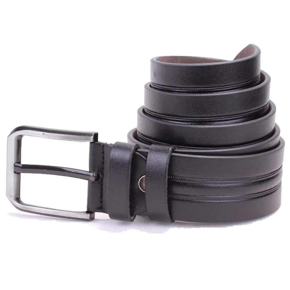 Dagoster DMK26-457 Siyah 4.5 cm Suni Deri Erkek Kemer