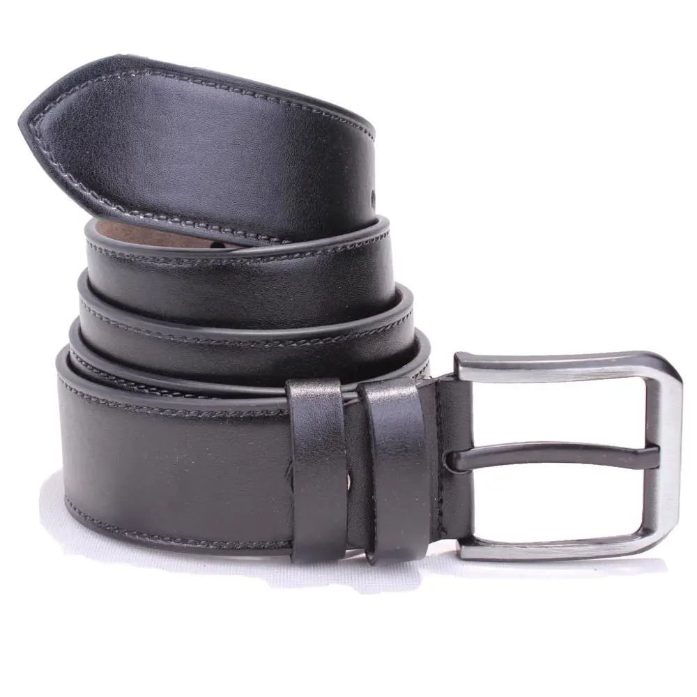 Dagoster DMK26-460 Siyah 4.5 cm Suni Deri Erkek Kemer