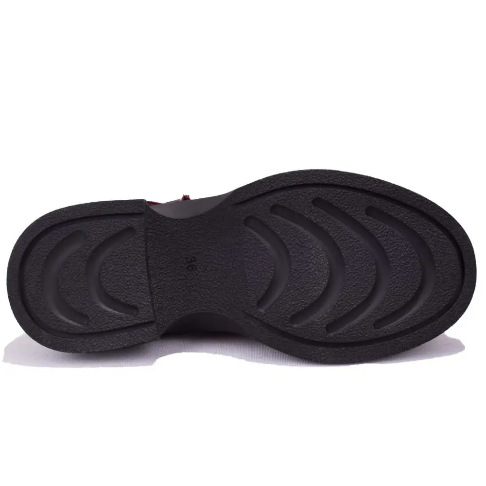 Dagoster DZA07-1004213 Bordo Günlük Spor Klasik  Kadın Ayakkabı