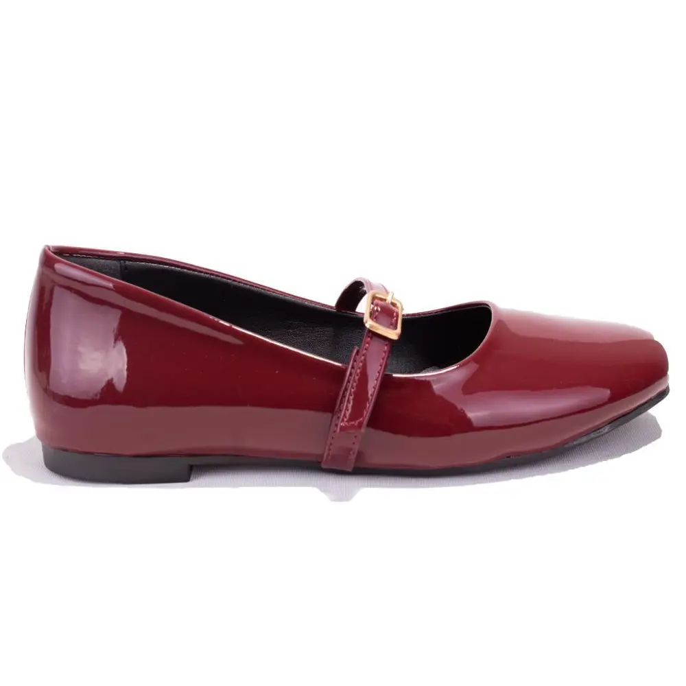 Dagoster DZA07-115052 Bordo Günlük Babet Kadın Ayakkabı Dagoster DZA07-115052 Bordo Günlük Babet Kadın Ayakkabı