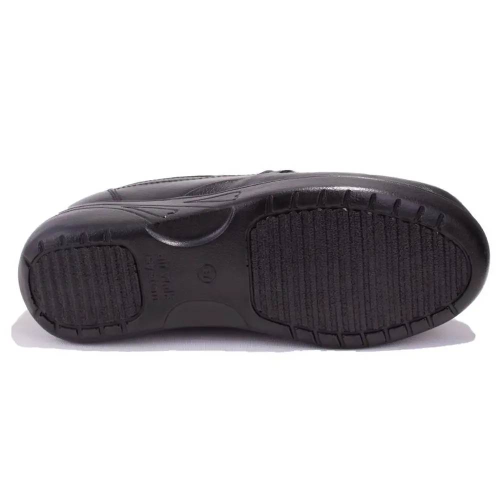 Dagoster DZA07-122042631 Siyah Ortopedik Günlük  Deri Kadın Ayakk