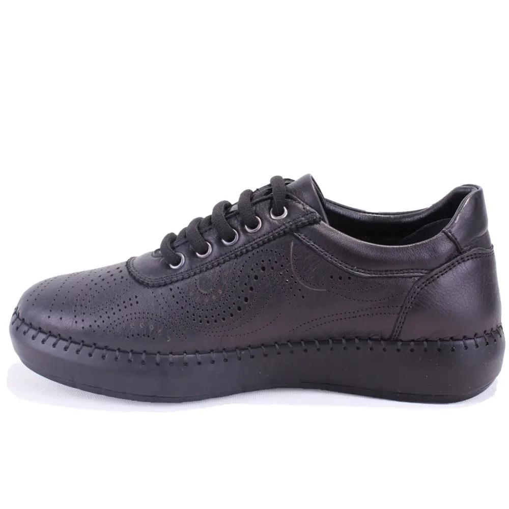 Dagoster DZA07-1236030 Siyah Ortopedik Günlük Deri Kadın Ayakkabı Dagoster DZA07-1236030 Siyah Ortopedik Günlük Deri Kadın Ayakkabı