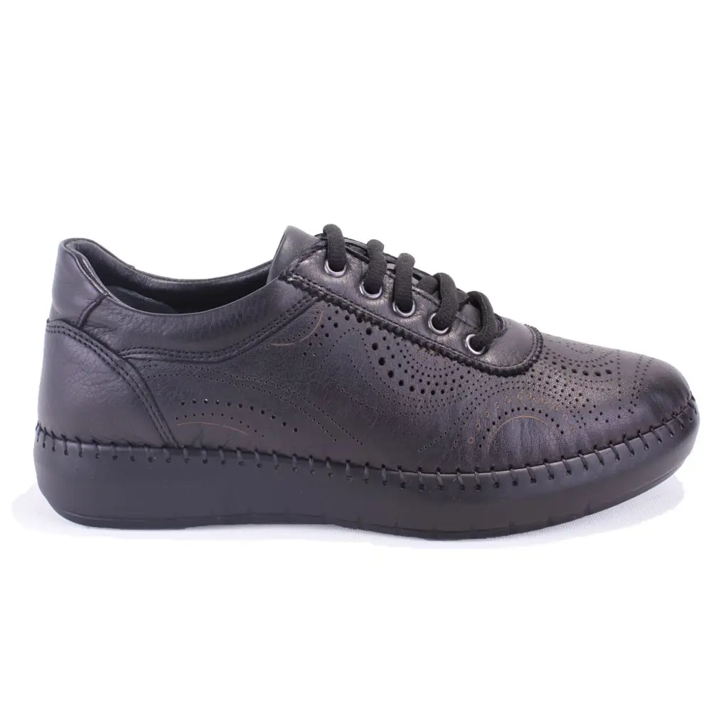 Dagoster DZA07-1236030 Siyah Ortopedik Günlük Deri Kadın Ayakkabı Dagoster DZA07-1236030 Siyah Ortopedik Günlük Deri Kadın Ayakkabı