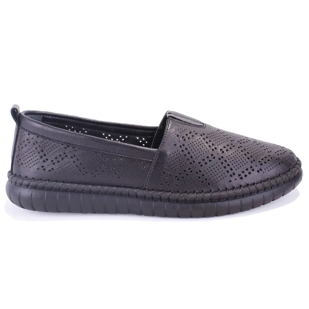 Dagoster DZA07-1236031 Siyah Ortopedik Günlük Deri Kadın Ayakkabı Dagoster DZA07-1236031 Siyah Ortopedik Günlük Deri Kadın Ayakkabı