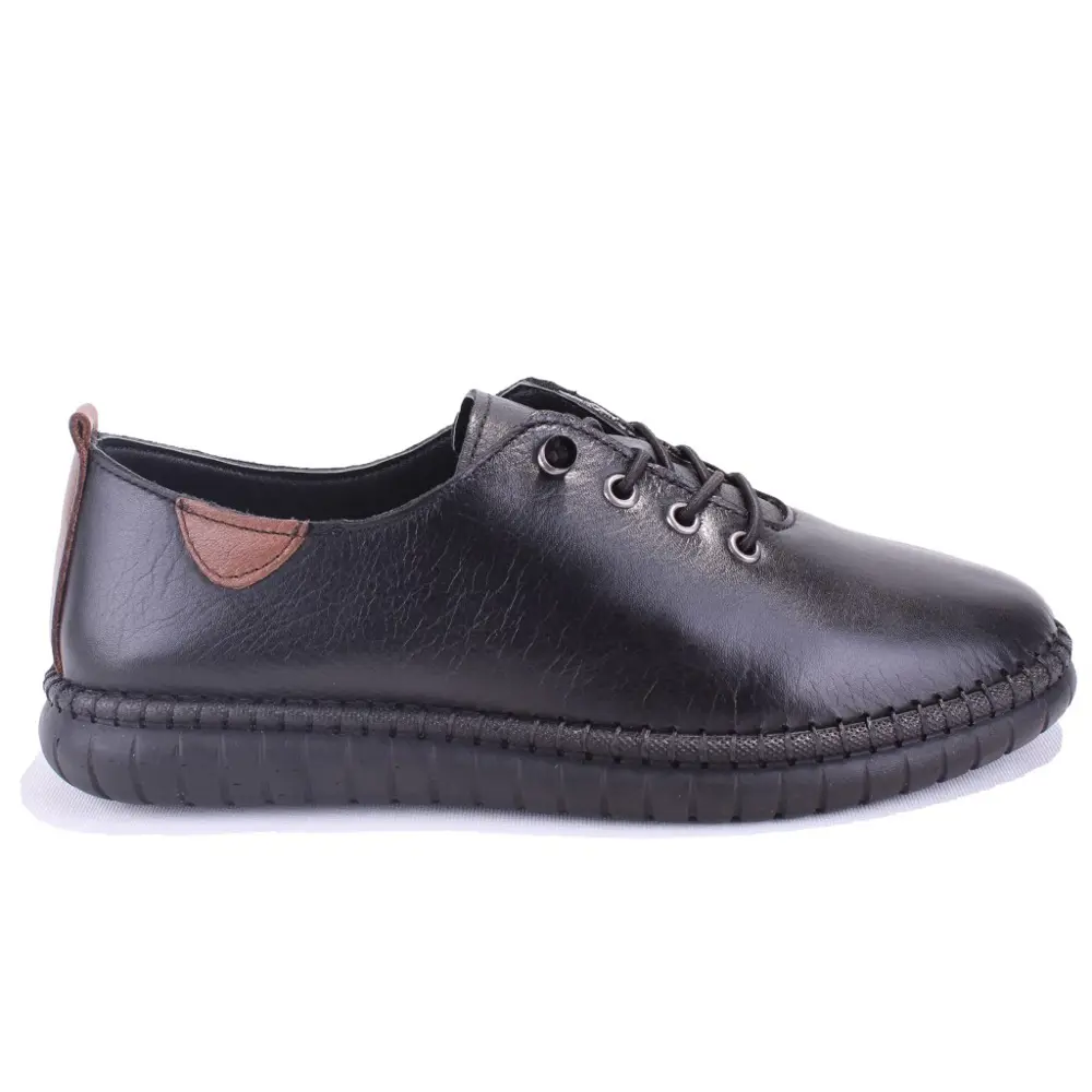 Dagoster DZA07-1236035 Siyah Ortopedik Günlük Deri Kadın Ayakkabı Dagoster DZA07-1236035 Siyah Ortopedik Günlük Deri Kadın Ayakkabı