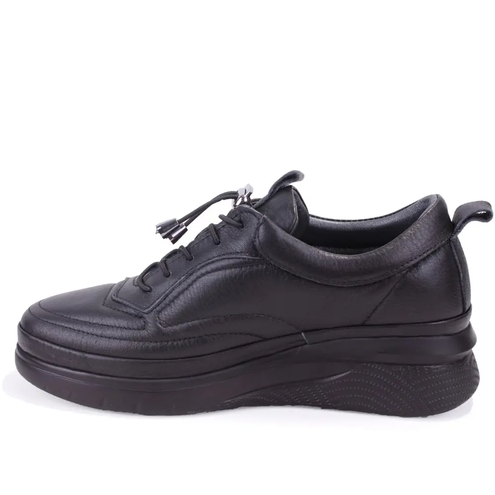 Dagoster DZA07-1281120 Siyah Ortopedik Günlük Deri Kadın Ayakkabı Dagoster DZA07-1281120 Siyah Ortopedik Günlük Deri Kadın Ayakkabı