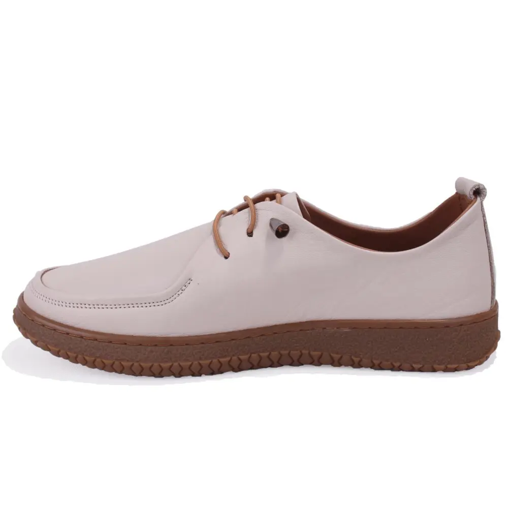 Dagoster DZA07-12981124 Ekru Ortopedik Günlük Deri Kadın Ayakkabı Dagoster DZA07-12981124 Ekru Ortopedik Günlük Deri Kadın Ayakkabı