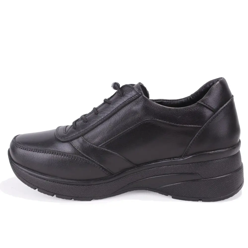 Dagoster DZA07-1309045 Siyah Ortopedik Günlük Deri Kadın Ayakkabı Dagoster DZA07-1309045 Siyah Ortopedik Günlük Deri Kadın Ayakkabı